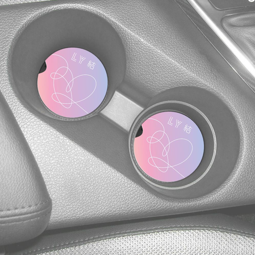 Love Yourself Car Coasters