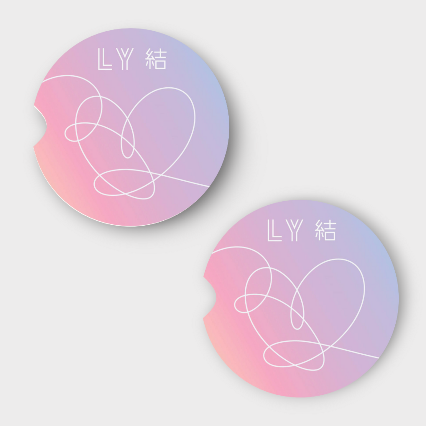 Love Yourself Car Coasters