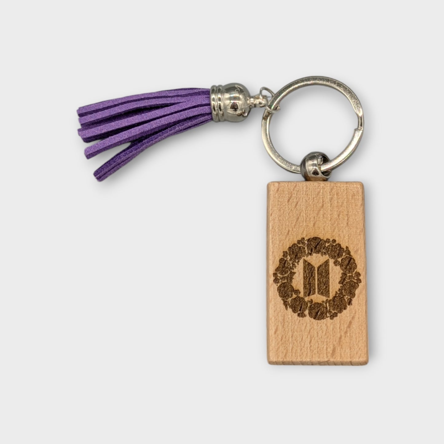 BTS ARMY Wood Keychain