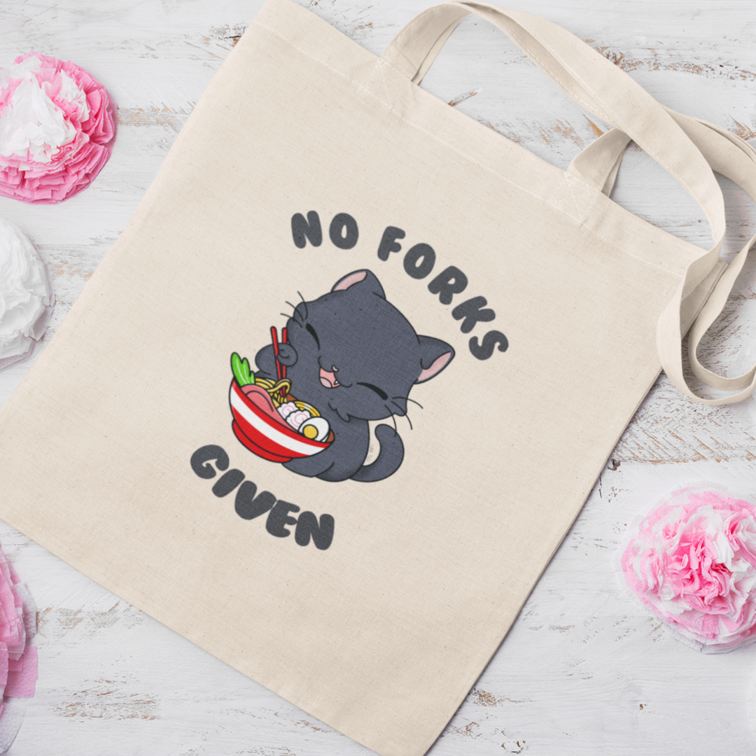 No Forks Given Tote Bag