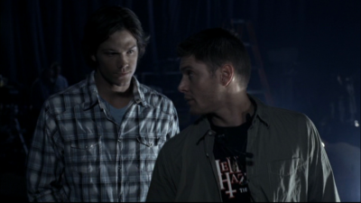Dean Winchester shown wearing the Hell Hazer Shirt