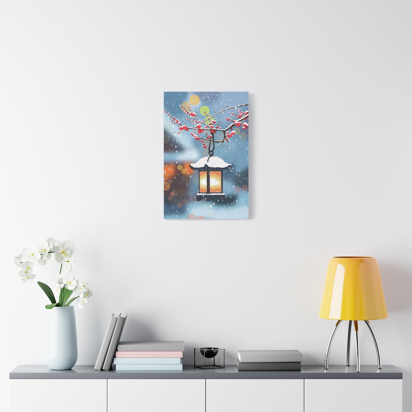 Winter Lantern Canvas Print