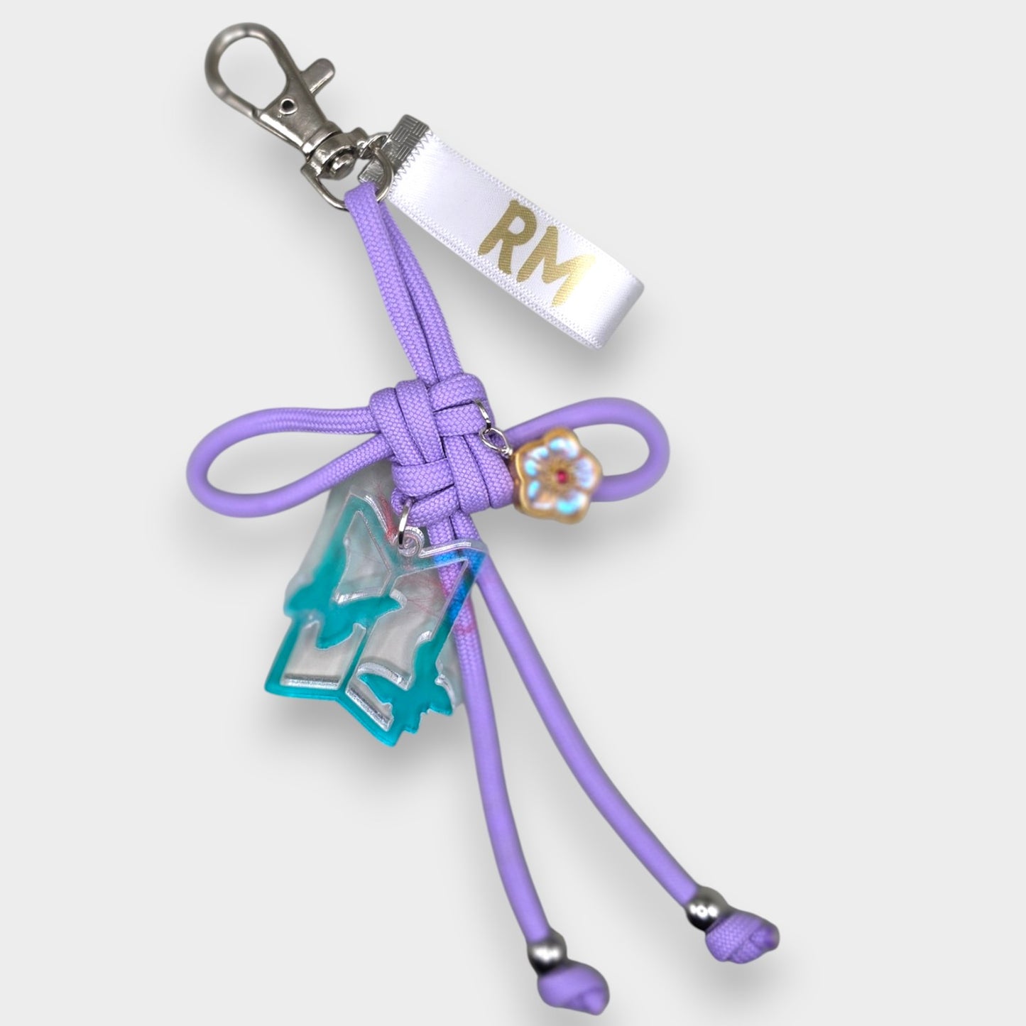 Lucky Knot BTS Borahae Bag Charm