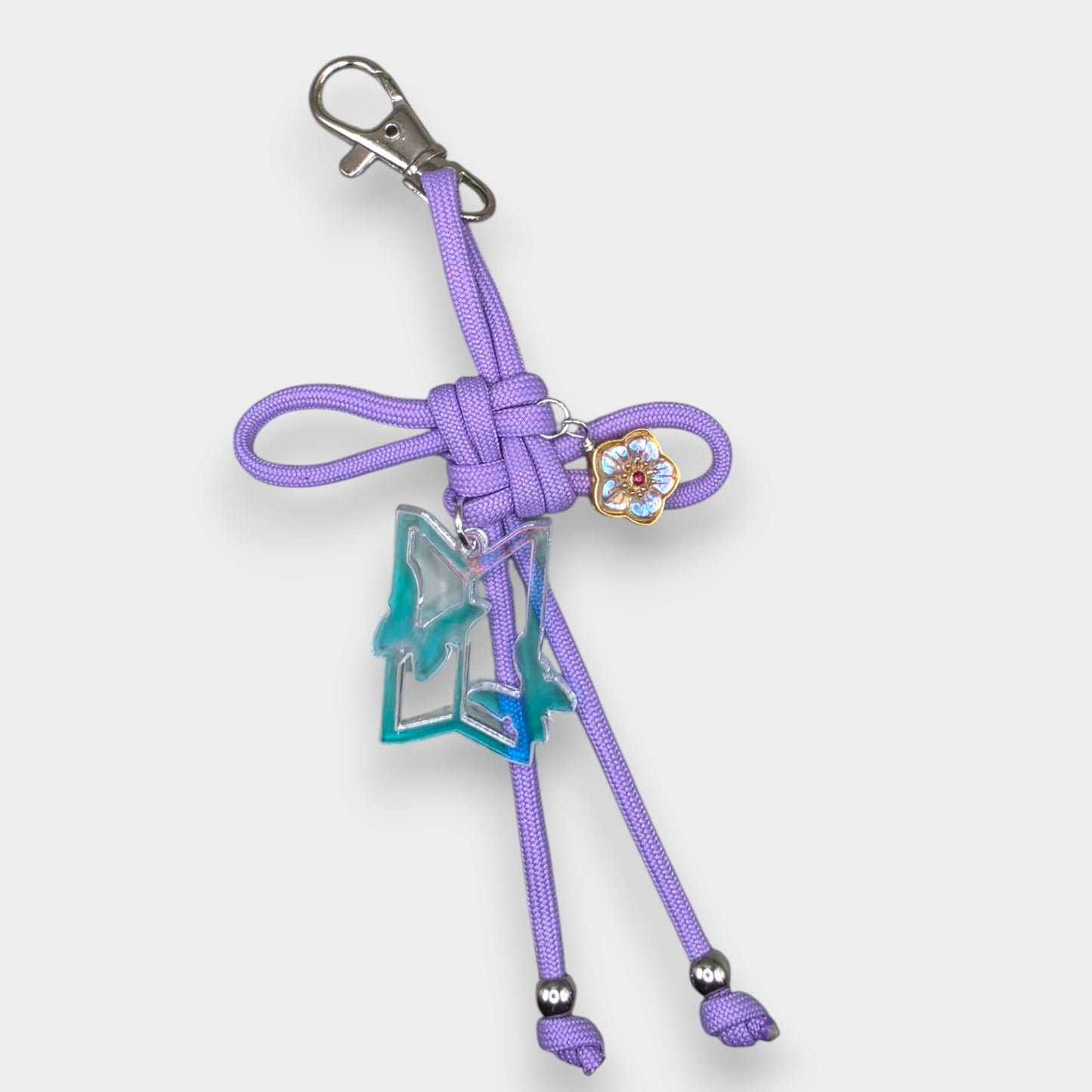Lucky Knot BTS Borahae Bag Charm