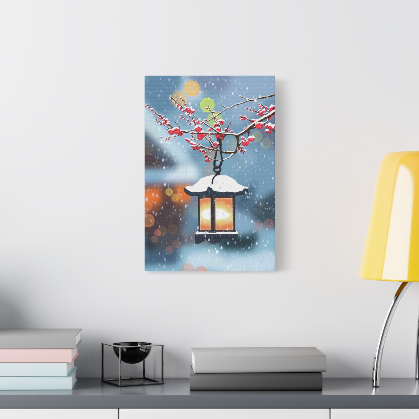 Winter Lantern Canvas Print