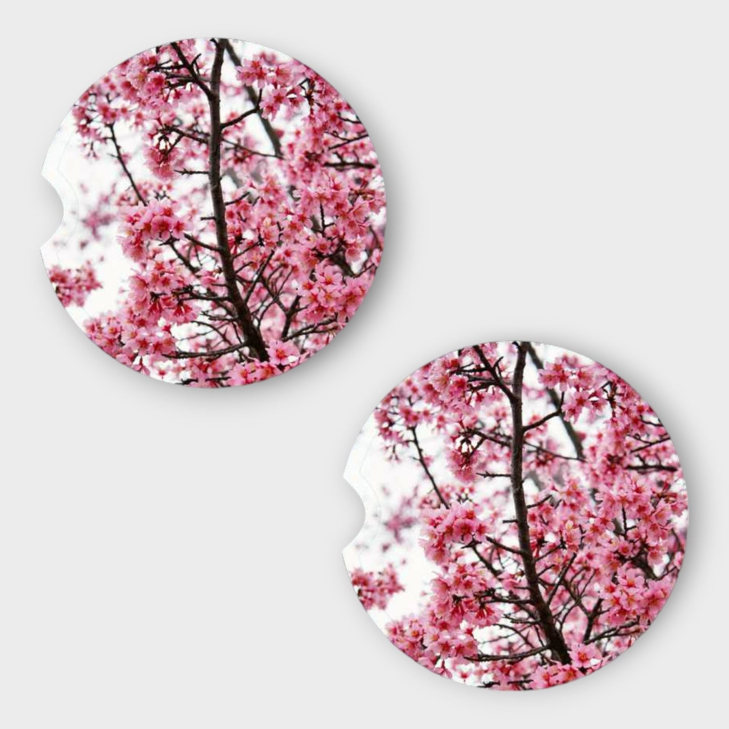 Cherry Blossom Car Coasters