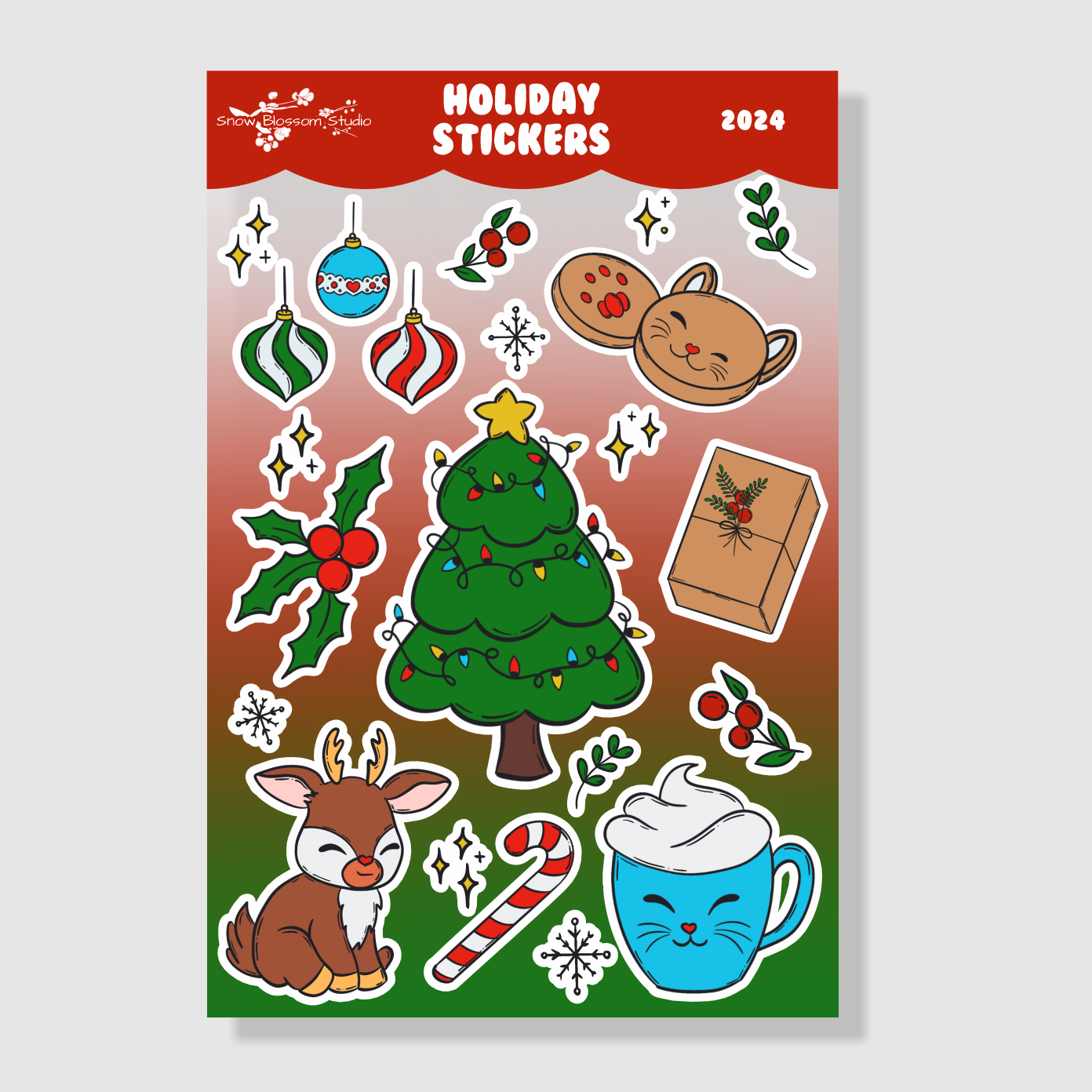 Holiday Sticker Sheet