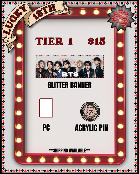 Lucky 13 BTS Festa Cupsleeve Tier 1