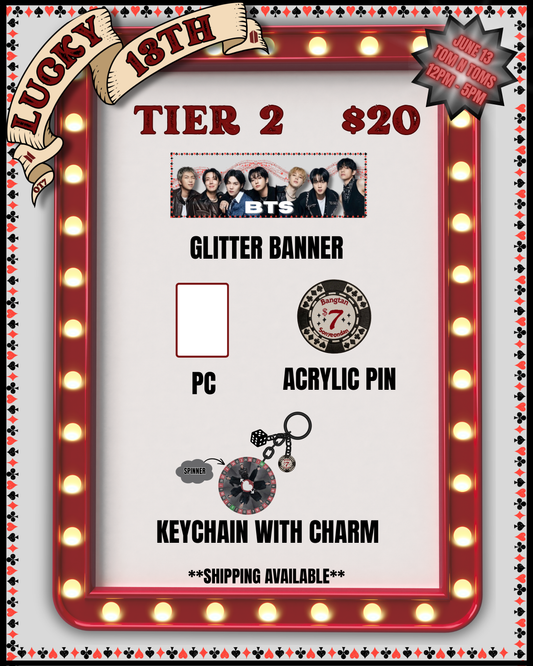 Lucky 13 BTS Festa Cupsleeve Tier 2