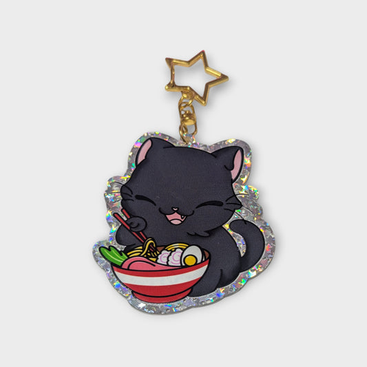 Ramen Kitty Keychain