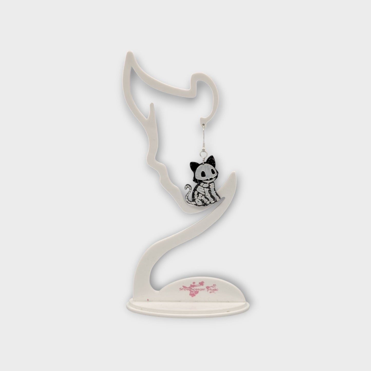 Skelly Kitty Earrings