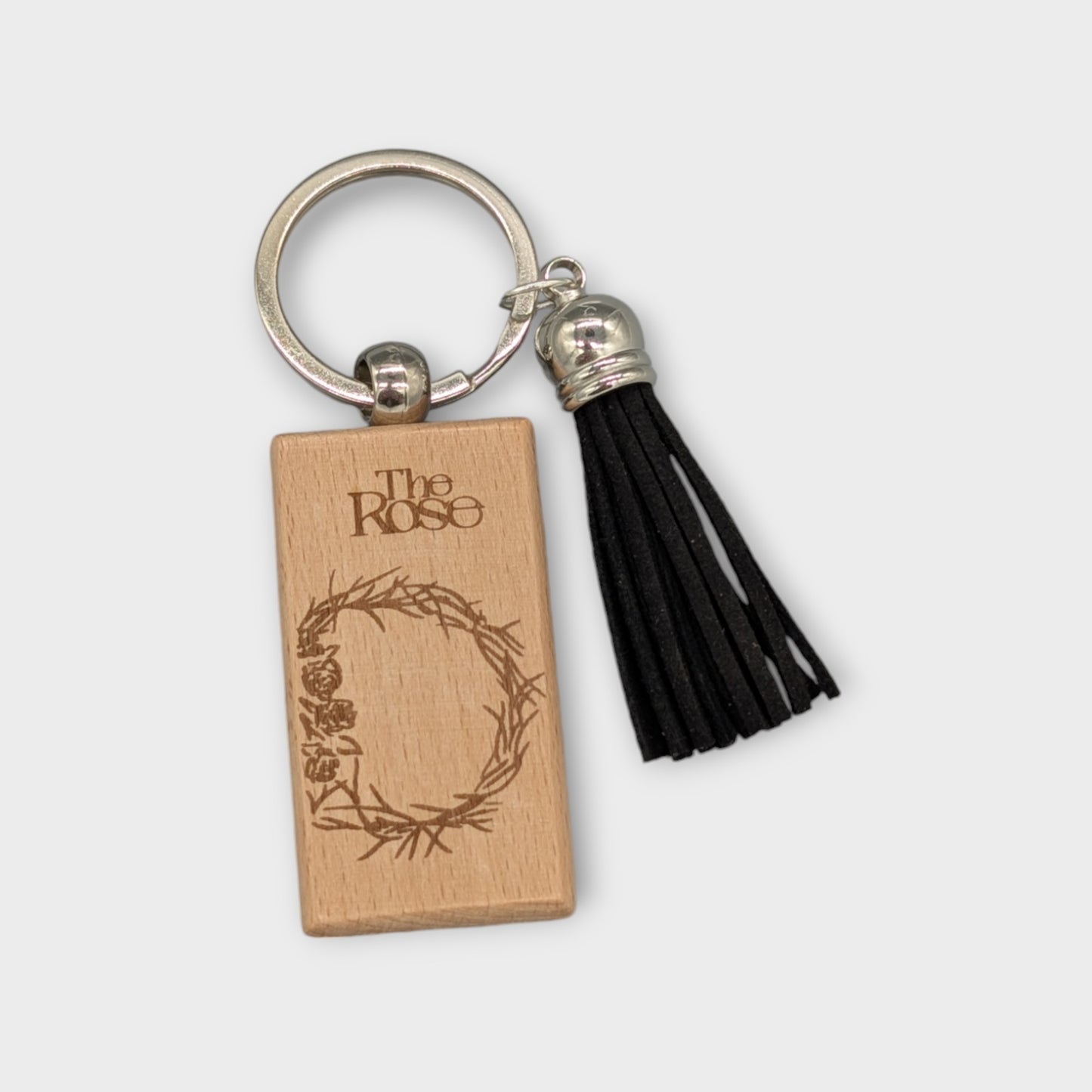 The Rose Wood Keychain