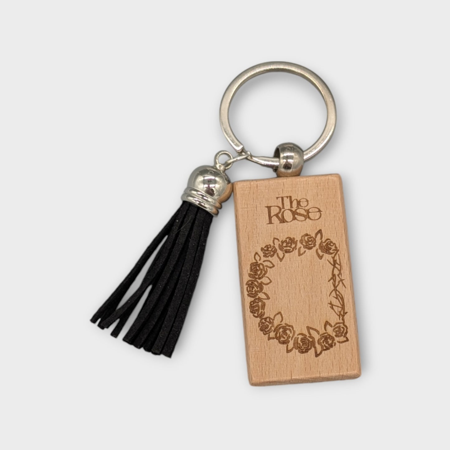 The Rose Wood Keychain