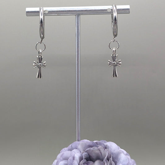 Jimin Cross Earrings