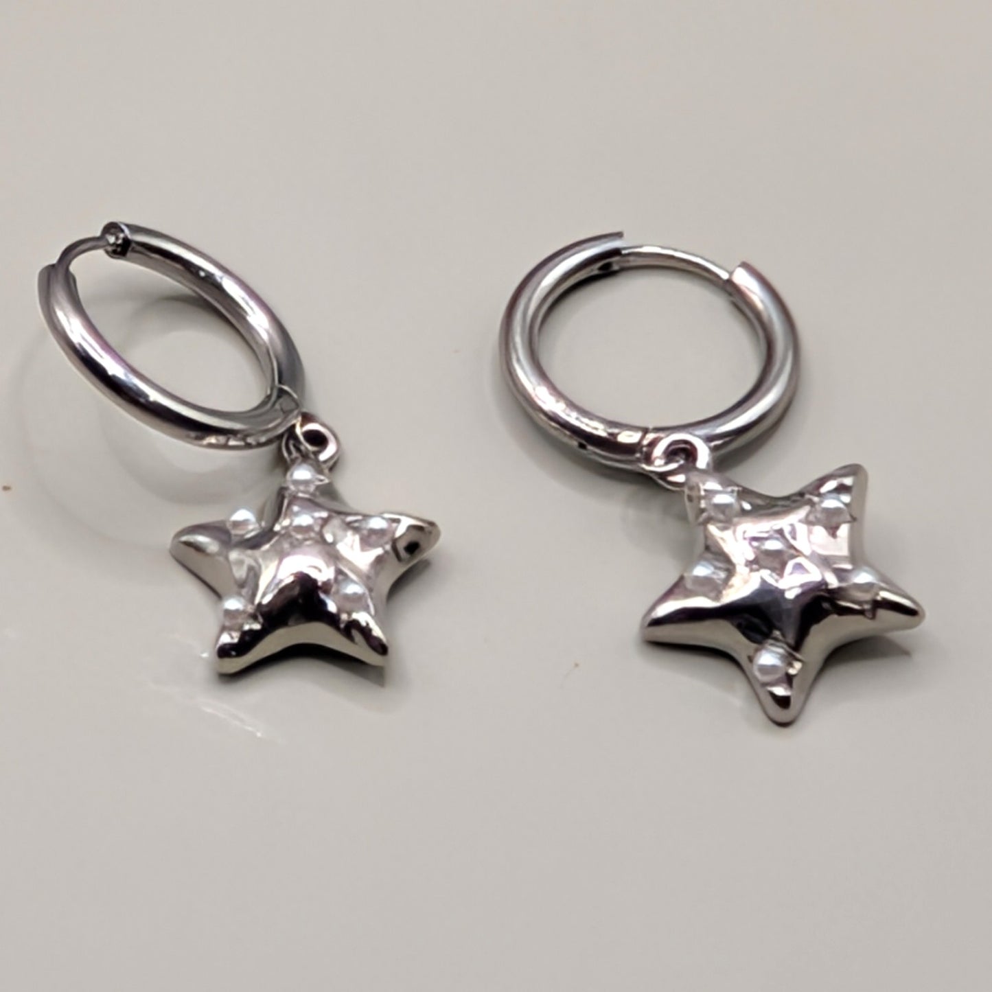 Pearl Star Earrings