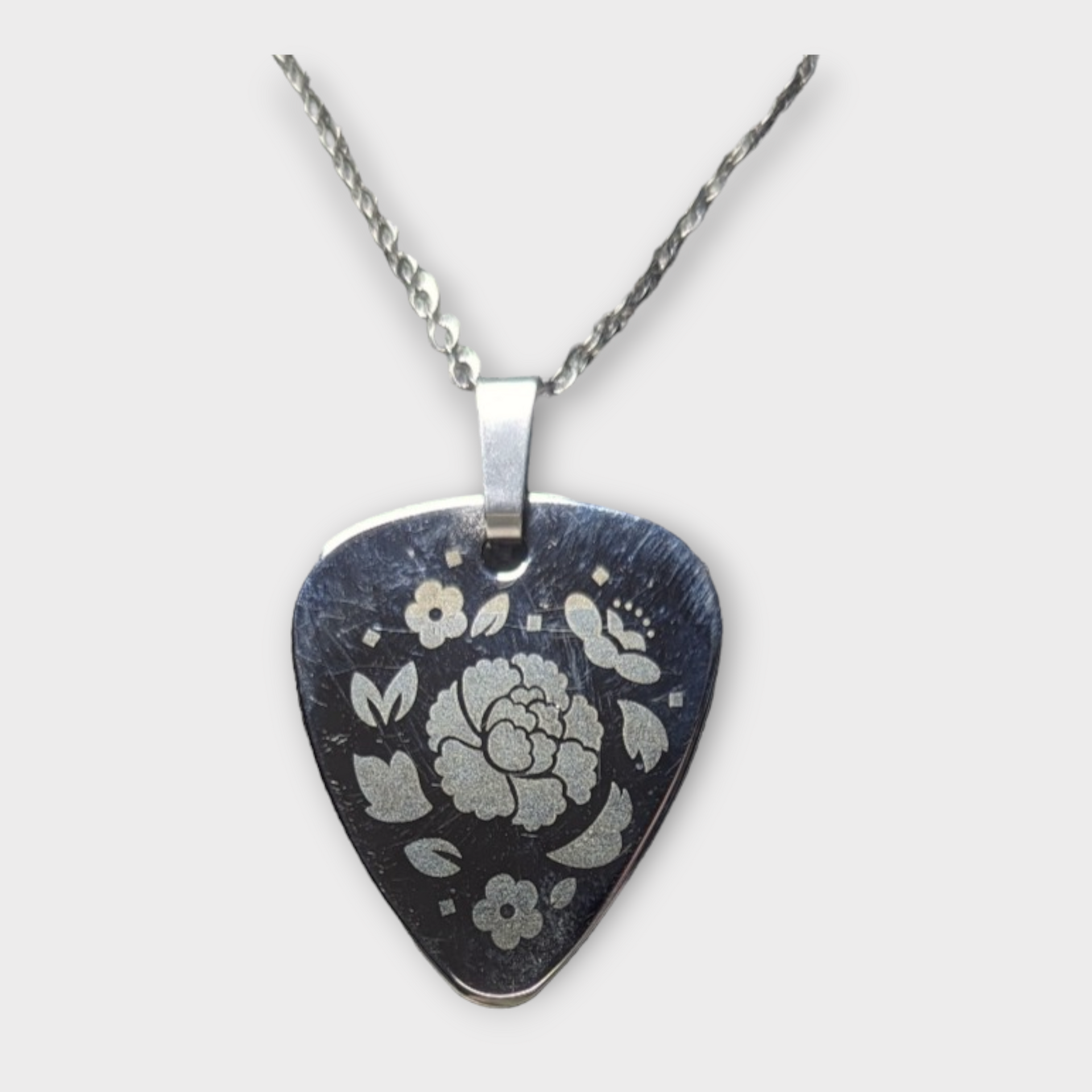 Agust D D-Day Guitar Pick Necklace – Snow Blossom Studio