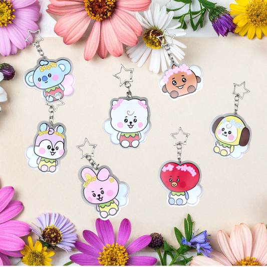 BT21 Sakura Keychain
