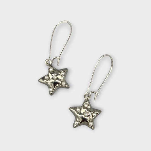 Pearl Stars Earrings