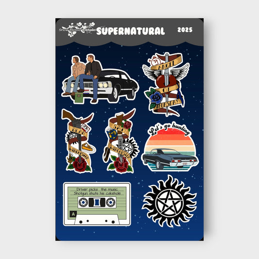 Supernatural Sticker sheet