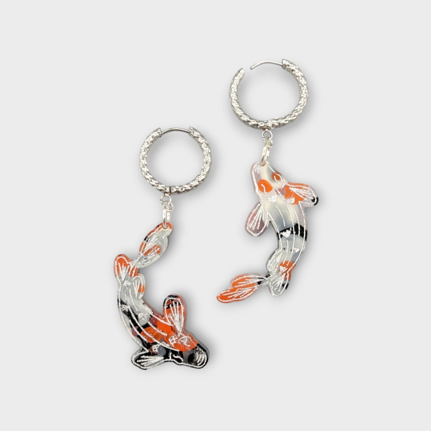 Koi Fish Dangle Earrings