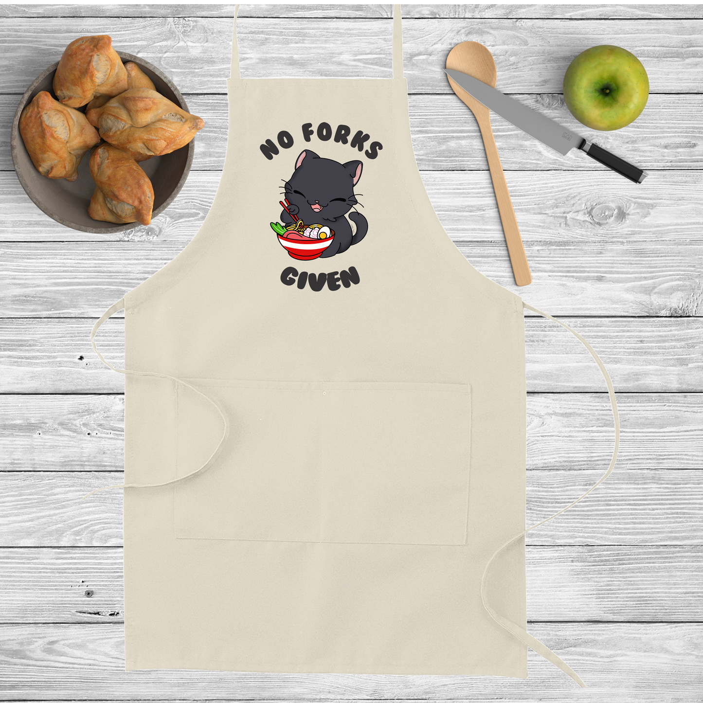 No Forks Given Apron