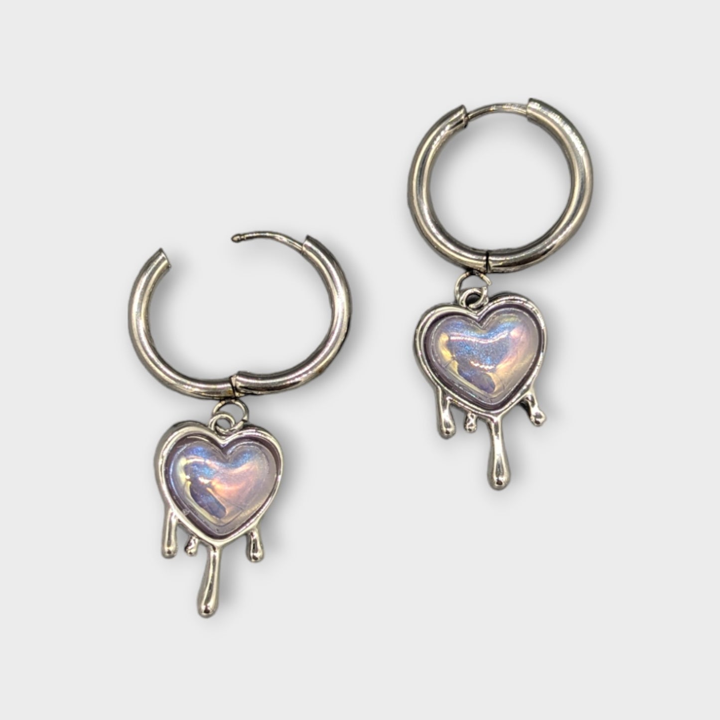 Dripping Hearts Earring