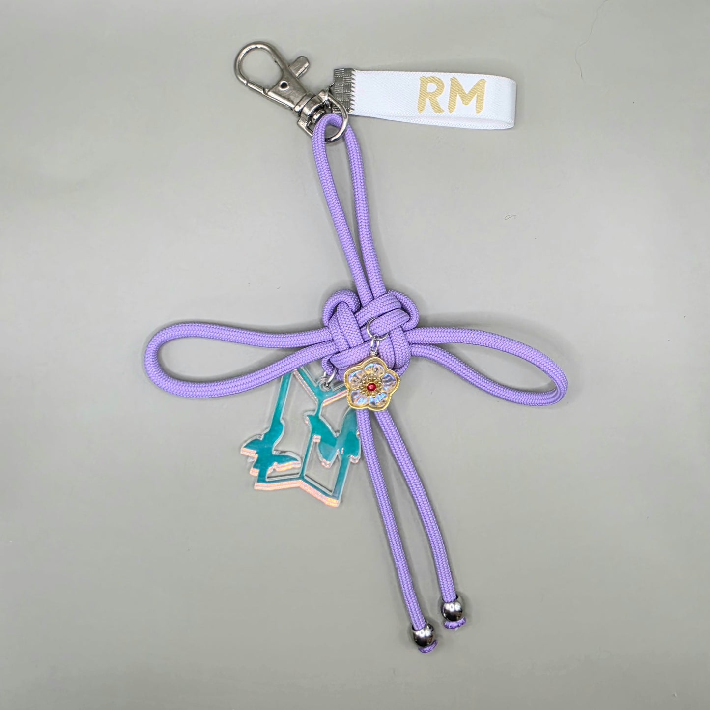 Lucky Knot BTS Borahae Bag Charm