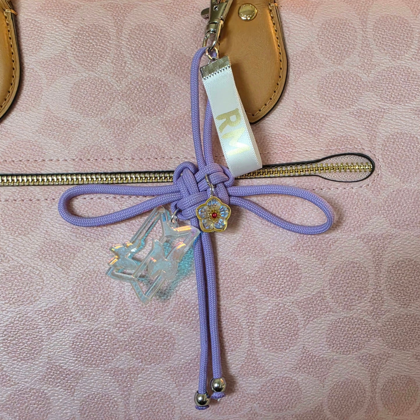 Lucky Knot BTS Borahae Bag Charm