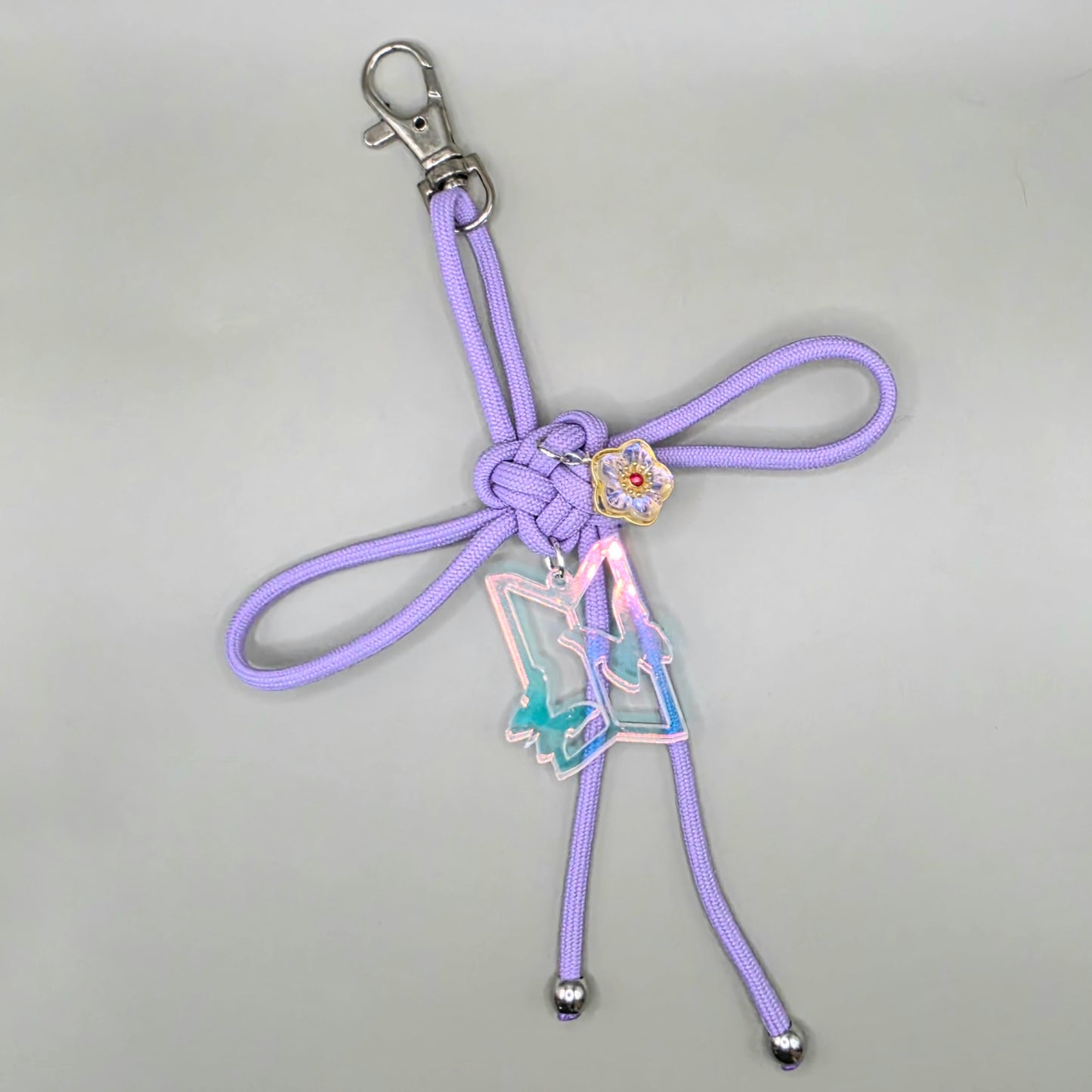 Lucky Knot BTS Borahae Bag Charm